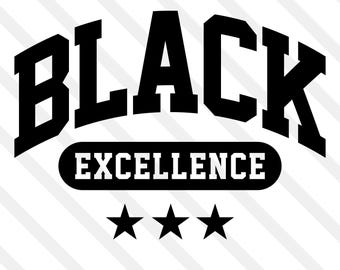 Noir excellence SVG EPS PNG Dxf Jpg mélanine, fille noire magique, mélanine, afro-américaine, Hbu, reine noire, Cricut Silhouette numérique