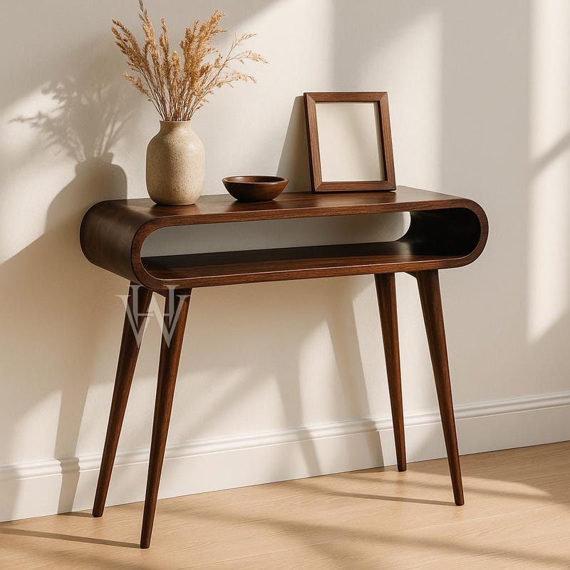 Mid Century Entry Table - Etsy
