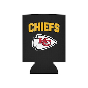 Kansas City Chiefs Can Cooler, NFL Fans Beverage Holder, Game Day Accessory, Tailgating Gift, Party Drink Insulator