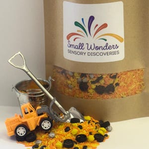 Construction Sensory Bin Mix/Filler