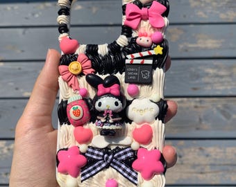 My Melody Decoden Phone Case | Handmade Kawaii 3D Accessory