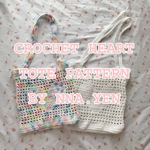 Crochet Heart Tote Pattern