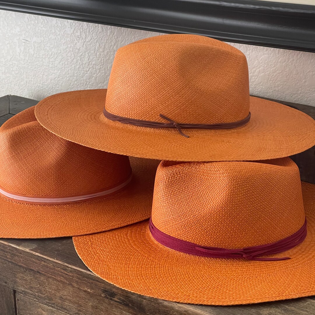 Ranchero Hat Orange Hat Cowboy Hat Western Hat Rodeo Etsy