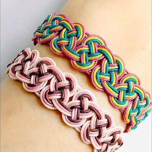 Paracord Bracelet Weaving Instruction, Celtic Knot Bangle (DIY Video)