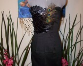 Items similar to Made to Order Peacock Feather Dress on Etsy