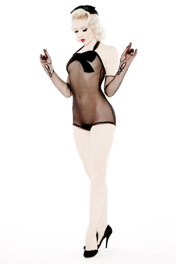 sheer playsuit