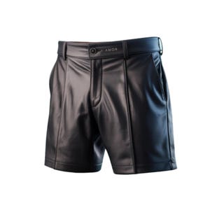 Real Lambskin Black Leather Shorts for Mens | Leather Booty Shorts | Leather Summer Shorts  Leather Mens Boxers | Mens Casual Leather Shorts
