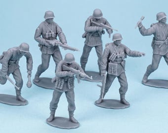 German Waffen soldiers team World War 2 3D print