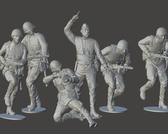 Soviet Infantrys World War 2 3D print stl files