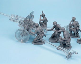 Soviet artillery World War 2 3D printed