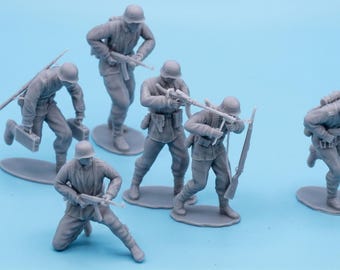 WW2 German Waffen soldiers Team 6 Set 3