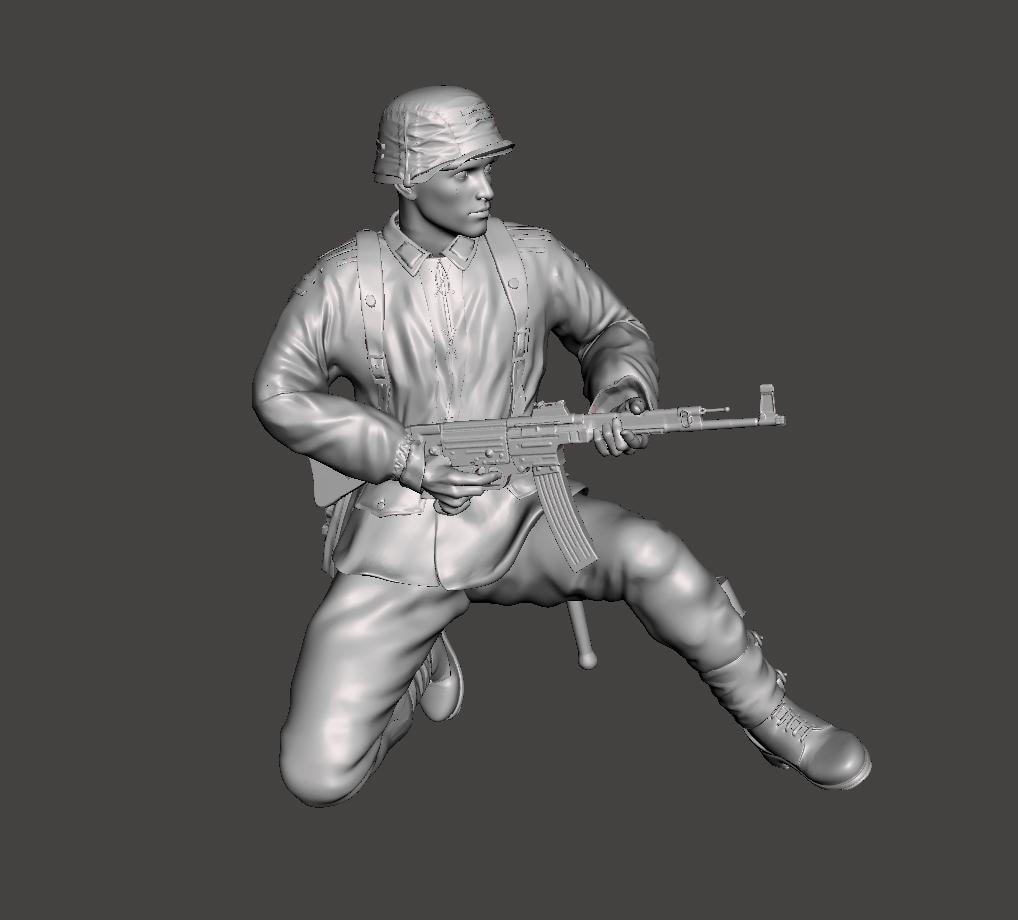 WW2 German SS Soldiers Team 6 Set 3 3D Print Stl Files - Etsy