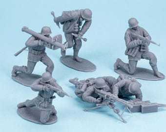 WW2 German Waffen soldiers Team 6 Set 2