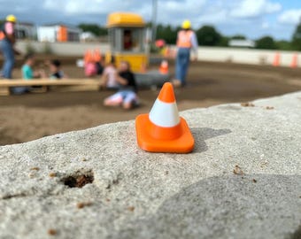 Mini Traffic Cone Magnet, 3D printed, Gift, office kitchen. White board, teacher, Funny, Refrigerator fridge freezer, novelty, traffic lover