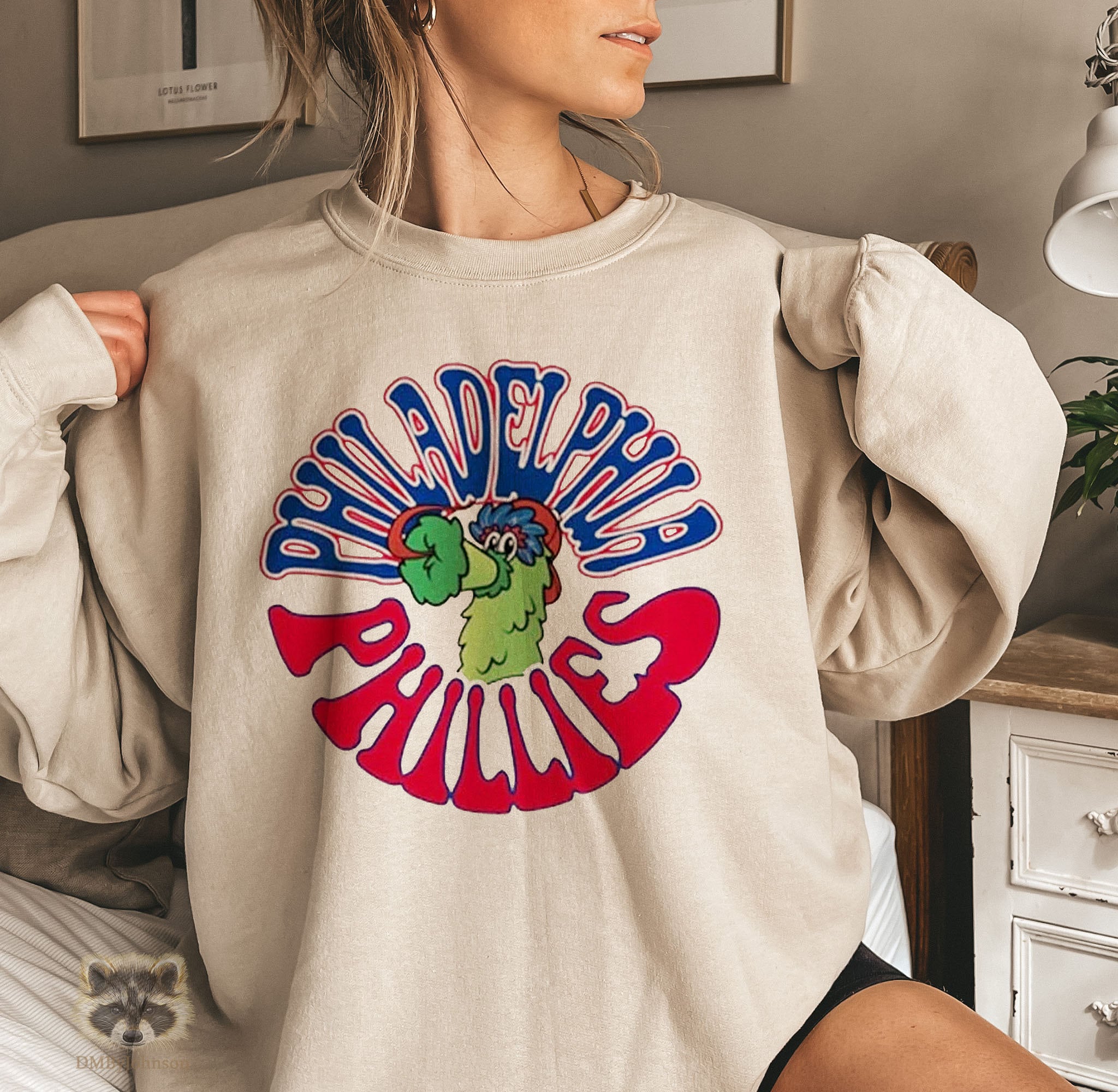 Discover Phillie Phanatic Cartoon Sweatshirt, Philadelphia Baseball Sweatshirt