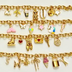 Build Your Own Bracelet, Custom Charm Bracelet for Girls, Toddler Jewelry, Custom Baby Girl Bracelet, Children Bracelet, Gift for Kids.