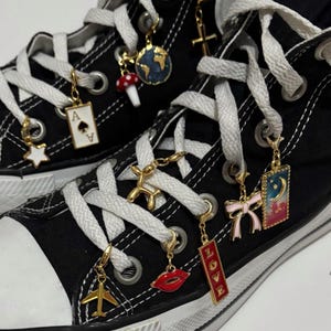 Shoelace Charms, Mother&#39;s Day Gift, Gifts for Her, Shoe Clips, Shoe Jewelry, Charms Shoe Accessories, Bow Charms, Build Your Own Custom.