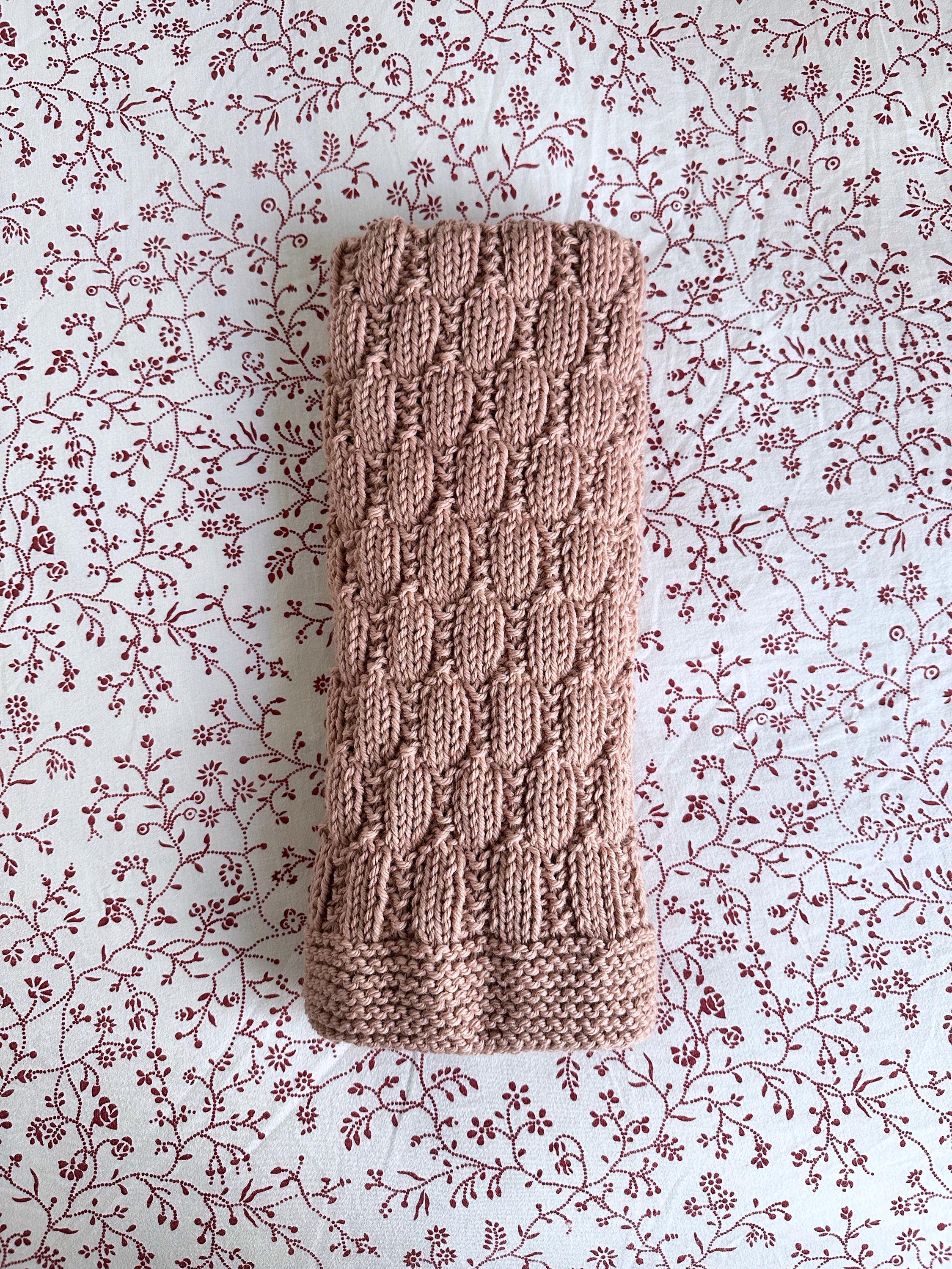 Easy Baby Blanket Knitting Pattern PDF – Beginner Friendly Knit Blanket ...
