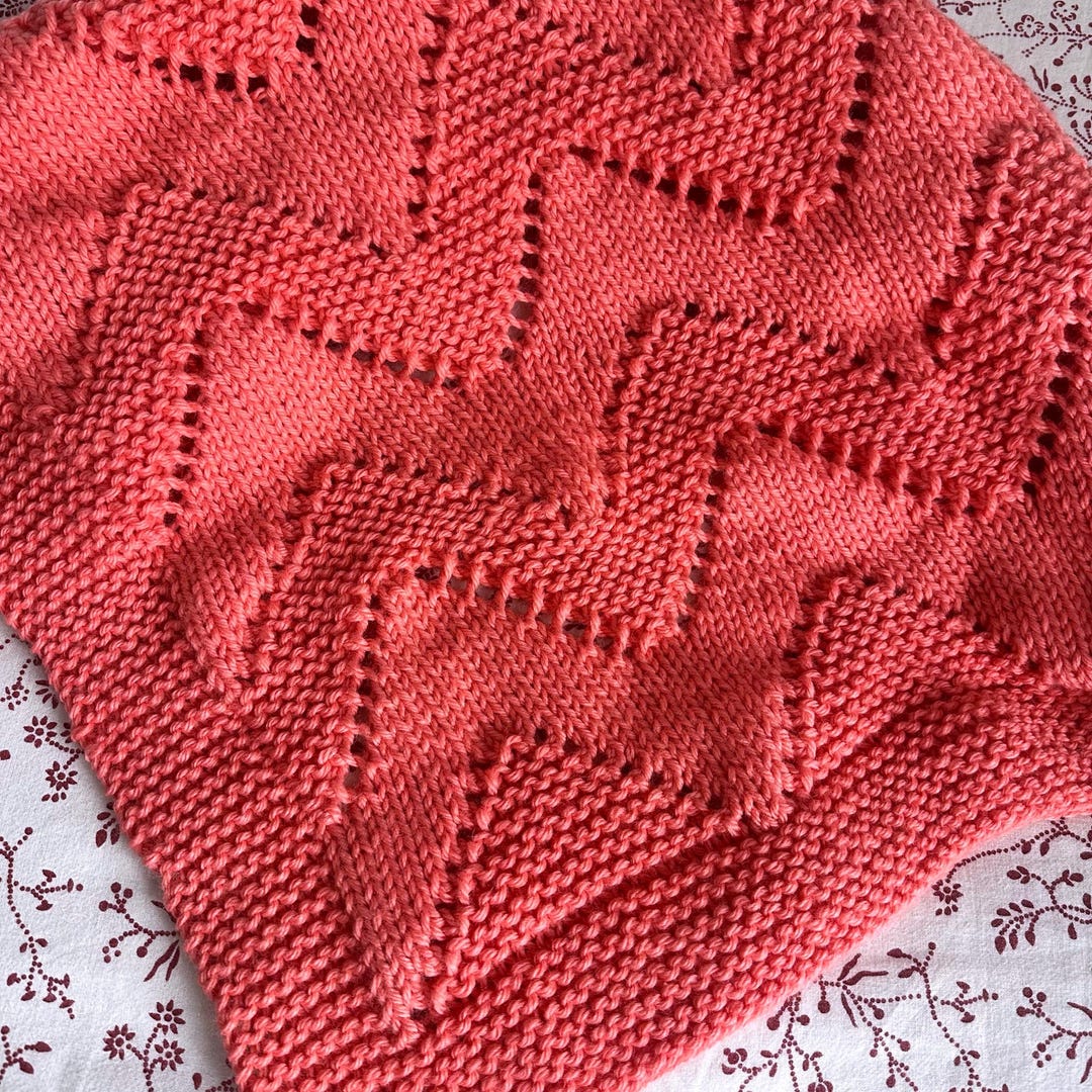 Easy Baby Blanket Knitting Pattern PDF – Beginner Friendly Knit Blanket ...