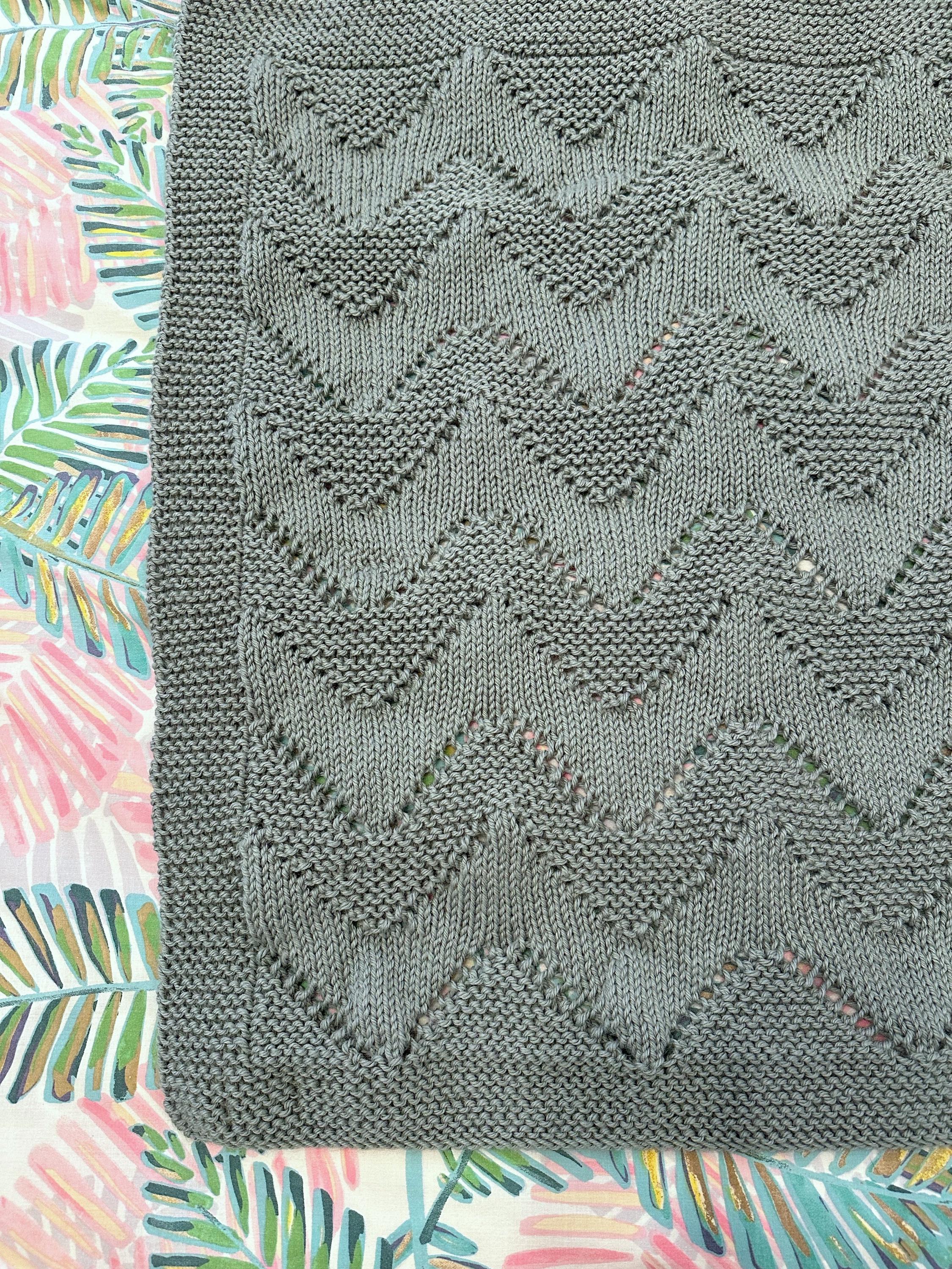 Easy Baby Blanket Knitting Pattern PDF – Beginner Friendly Knit Blanket ...