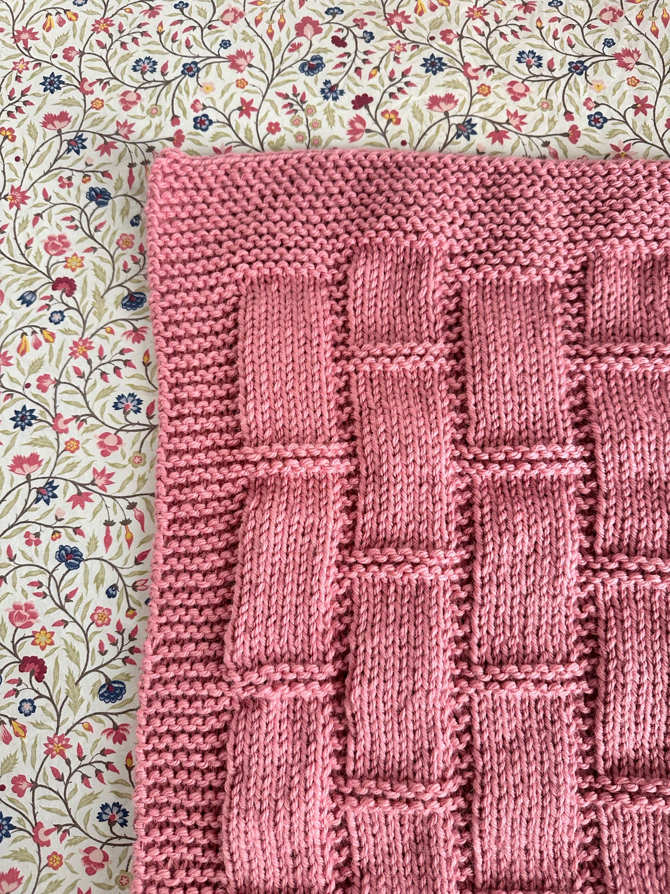 Easy Baby Blanket Knitting Pattern PDF – Beginner Friendly Knit Blanket ...
