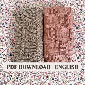 PDF, Pacote, Padrão de tricô para cobertor de bebê, Padrão de cobertor de bebê de malha, Download instantâneo, Padrões de tricô para bebê, Padrão de tricô para cobertor de bebê