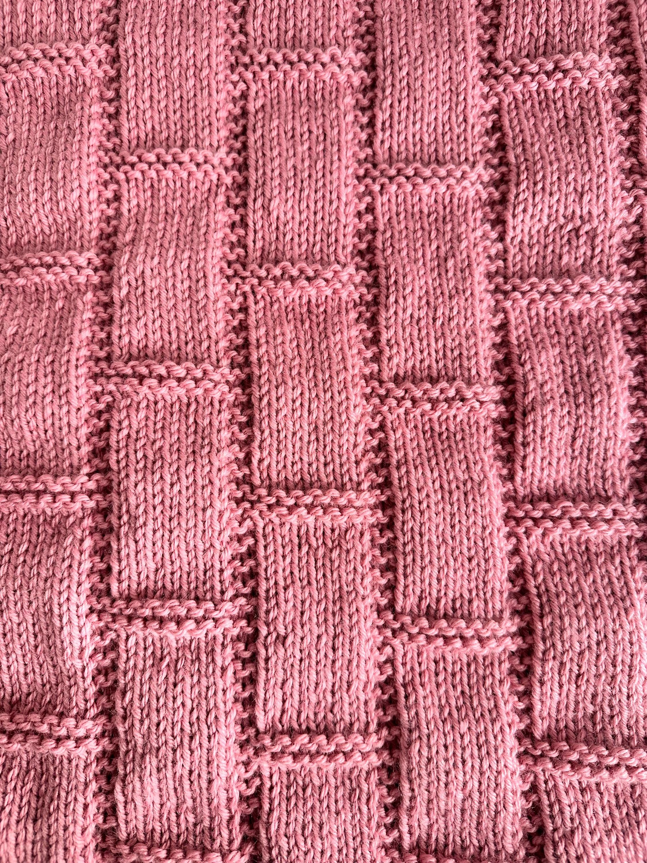 Easy Baby Blanket Knitting Pattern PDF – Beginner Friendly Knit Blanket ...