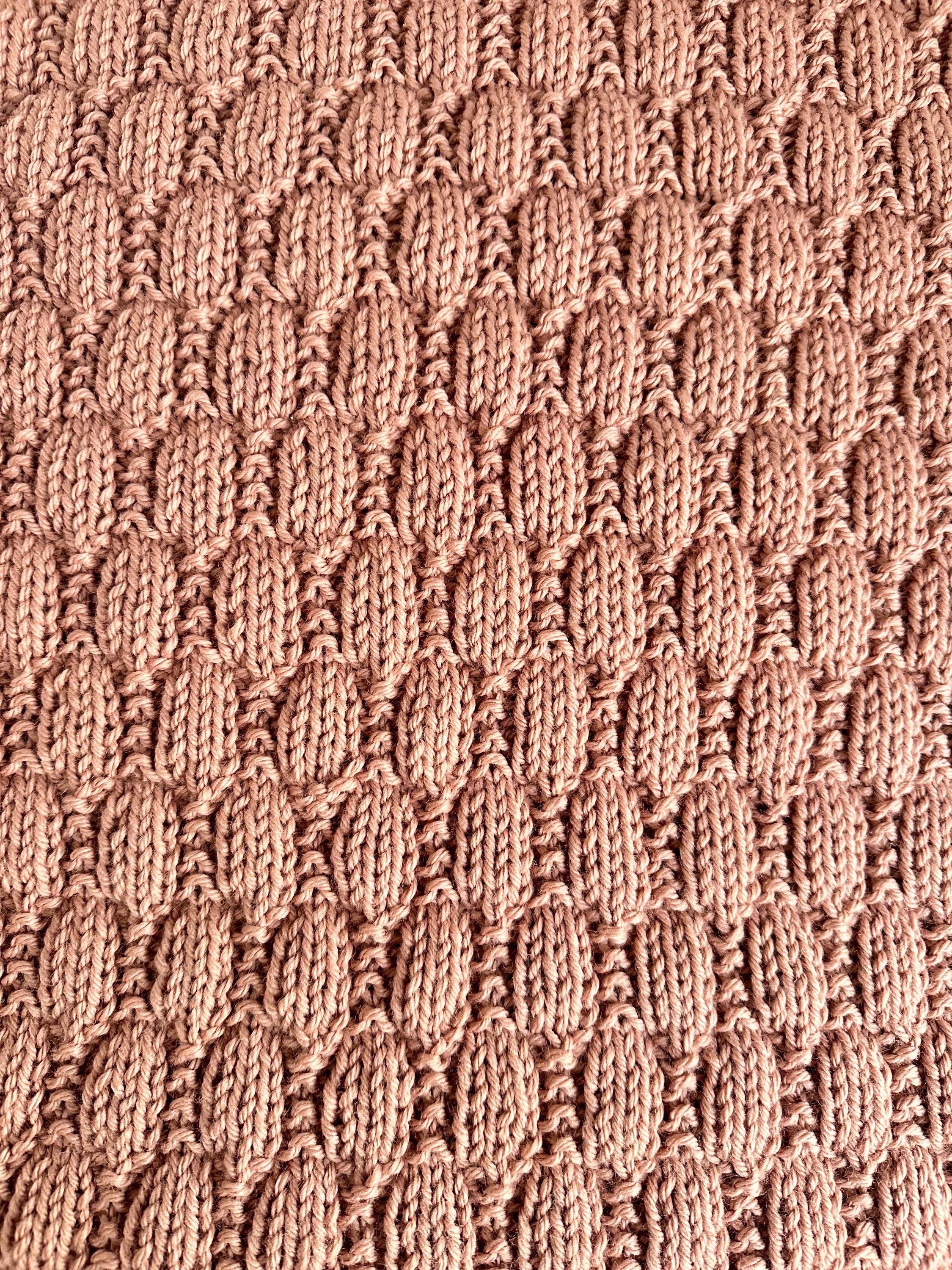 Easy Baby Blanket Knitting Pattern PDF – Beginner Friendly Knit Blanket ...