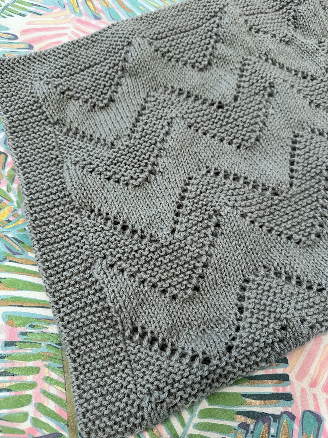 Easy Baby Blanket Knitting Pattern PDF – Beginner Friendly Knit Blanket ...