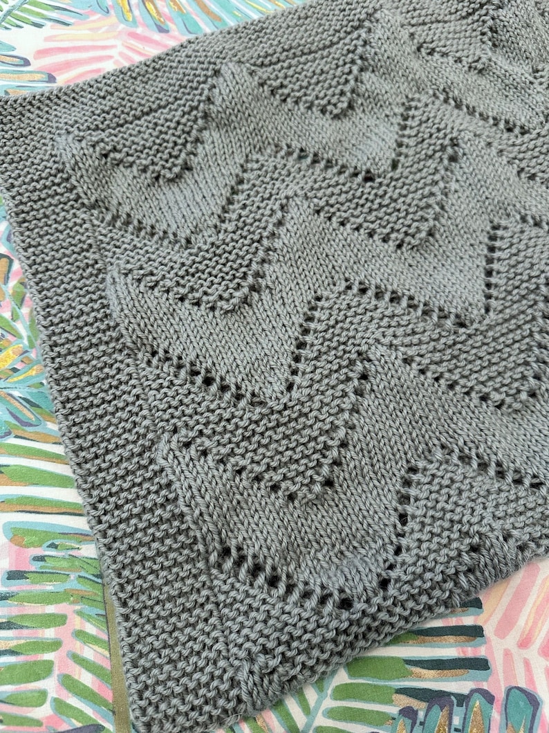 Easy Baby Blanket Knitting Pattern PDF – Beginner Friendly Knit Blanket ...