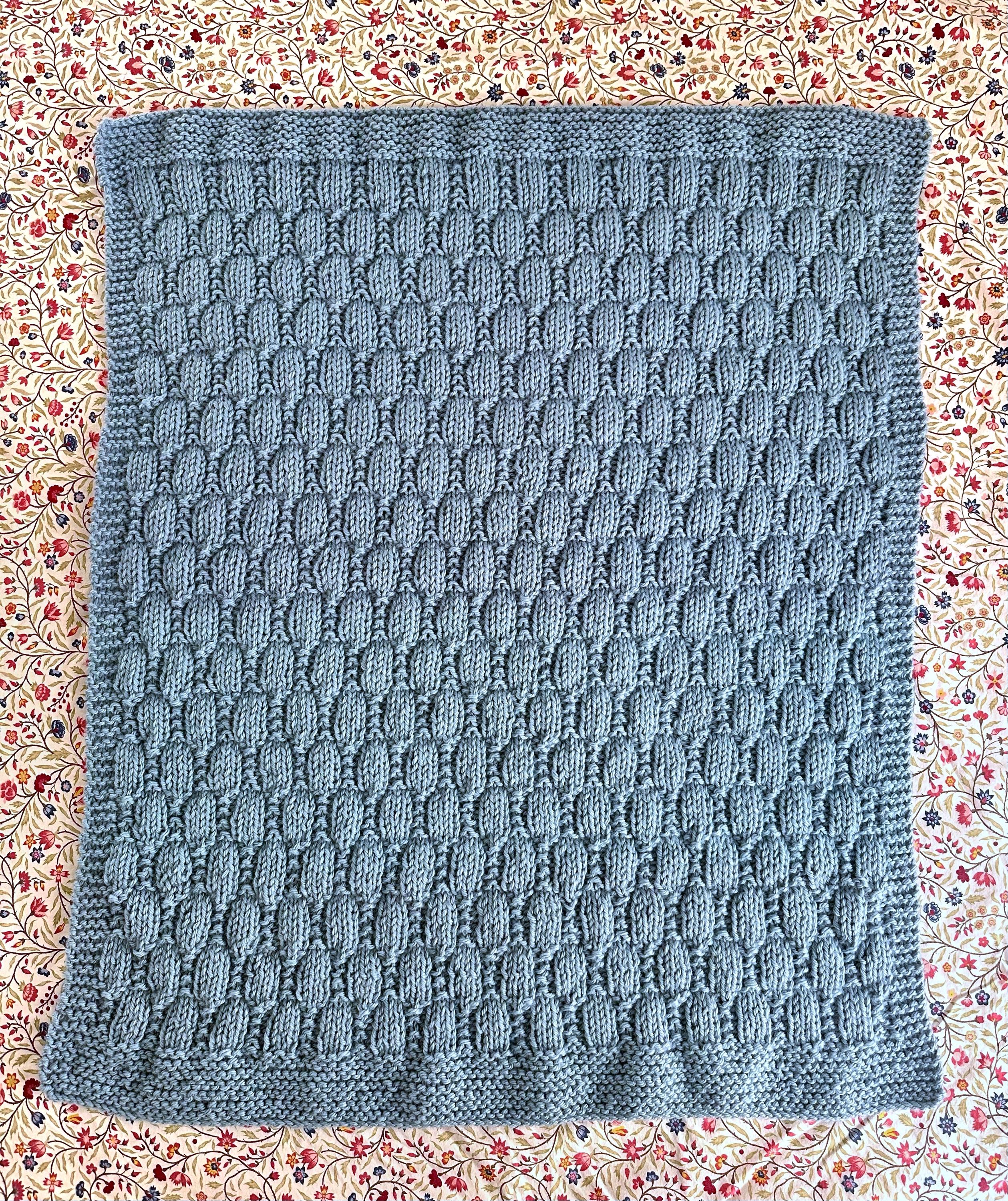 Easy Baby Blanket Knitting Pattern PDF – Beginner Friendly Knit Blanket ...