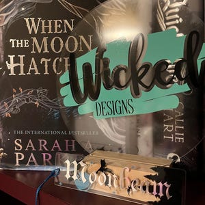 Moonbeam: When The Moon Hatched Acrylic Bookmark