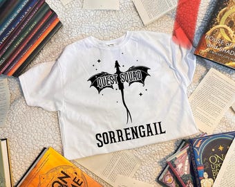 Onyx Storm Quest Squad Inspired Personalised T-shirt