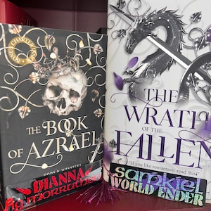 Samuel World Ender, The Book of Azrael inspired Acrylic Bookmark