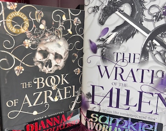 Samuel World Ender, The Book of Azrael inspired Acrylic Bookmark