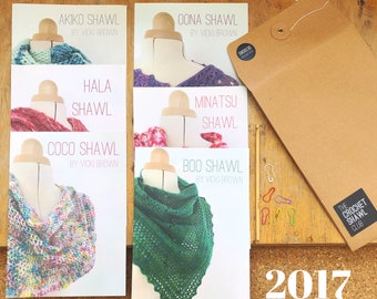 The Crochet Shawl Club 2017 - Print Pattern Collection