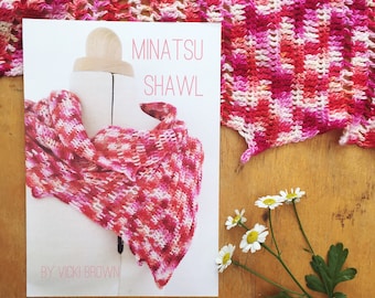 Crochet Pattern - Minatsu Shawl - PRINT copy