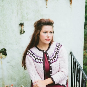 crochet pattern beatrice cardigan image 1