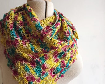 crochet pattern - Kaleidoscope Shawl