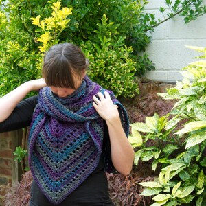 crochet pattern - minerva wrap