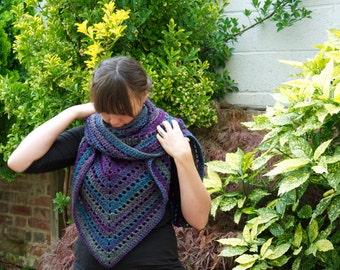 crochet pattern - minerva wrap