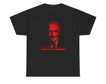 Martin Scorsese Portrait Film T-Shirt, Graphic Print