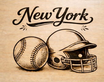 New York City Baseball Yankees Laser PNG JPG file only digital