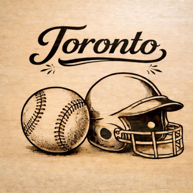 Toronto Baseball Blue Jays Laser PNG JPG File Only Digital - Etsy