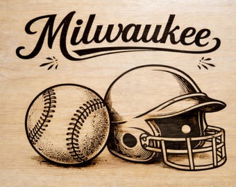 Milwaukee Baseball Brewers Laser PNG JPG file only digital