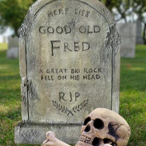 Halloween Gravestone Decoration *Customizable*
