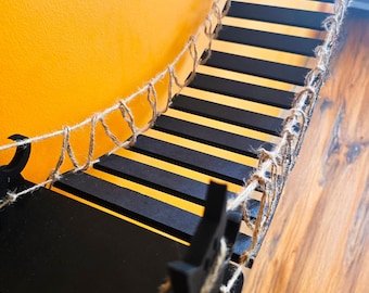 Arquivo SVG da Cat Bridge: Design de decoração de parede para gatos cortado a laser (download digital)