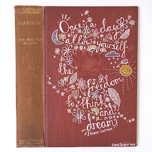 Albert Einstein Quote, Once A Day Allow Yourself The Freedom To Think And Dream, Inspiring Quotes, Original Art Piece