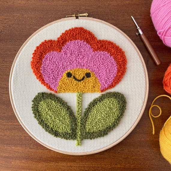 Adjustable Embroidery Punch Needle Kit Stitching Tool Set Magic