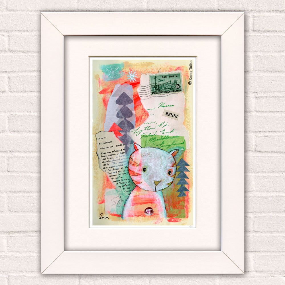 Mixed Media Painting Mixed Media Art Mixed Media Art Prints Etsy